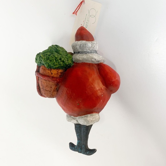 Vintage Dept 56 No’L Santa Claus Ornament HAND PAINTED Rare 5.5 Inches - Picture 4 of 8